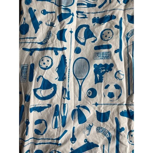 Ikea Reversible Sports Equipment design Queen Bed Duvet Cover - Picture 6 of 7
